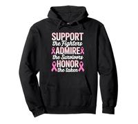 Support Fighters Admire Survivors Honor Taken Ruban Rose Sweat à Capuche