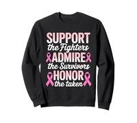 Support Fighters Admire Survivors Honor Taken Ruban Rose Sweatshirt