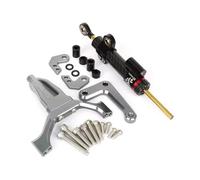 Support Fixation Amortisseur Direction CNC Moto pour Yamaha MT09 MT 09 MT-09 SP 2024 2025 Amortisseur Réglable Amortisseur Directions Moto Stabilisateur Support(Ensemble 7)