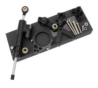 Support Fixation Barre Stabilisatrice D'amortisseur De Direction en Fibre Carbone avec Kit Support Montage pour Ducati 848 2008 2009 2010 D'amortisseur(Couleur5)