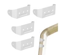 Support Fixation Gouttière | Sangles De Serrage Pour Montage Sur Tuyau,Support De Bride Fixation | Pour Maison Extérieur Jardin Garage Sous-Sol Appartement Industrie