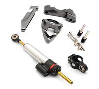 Support Fixation Kit De Support Montage Stabilisateur D'amortisseur Direction Moto pour Suzuki GSX-R600 GSX-R750 2001 2002 2003 2004 2005 D'amortisseur(Couleur 11)