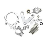Support Fixation Kit De Support Stabilisateur D'amortisseur Direction Moto en Fibre Carbone pour Ducati 848 2008 2009 2010 D'amortisseur(Couleur2)