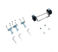 Support Fixation Kit pour roues Noires Patio Heater Support Fixation | Acier inoxydable pour robuste, résistance pour usure, fixation solide, durée de vie prolongée, extérieur fiable