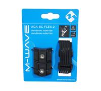 Support Fixation Porte BIDON-Mini Pompe Noir sur Bande Auto-AGRIPPANTE pour Velo Musculaire ET VAE