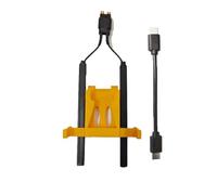 Support Fixe, Compatible avec Le Module Cellulaire DJI 4G, Câble De Données D'antenne Amplificateur De Signal avec Effet De Train D'atterrissage for Drone Mini 3 3pro(Orange with Cable)