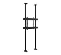 Support fixe Hagor CPS pour 2 écrans dos-à-dos - 75"-86" (fixation sol/plafond, recto-verso)