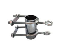 Support fixe pour parasol de terrasse, balustrade, bateau, facile à installer - pour tube de 4 x 4 cm