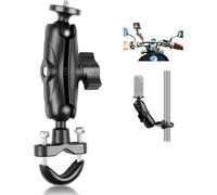 Support Fixe Rotatif Pour Caméra D'Action De Moto Insta360 X4, X3, Go 3, Ace, One Rs, U Shape Fixed Bike Bracket Kit Pour Gopro Hero13, 12, 11, 10, 9, Osmo Action[Hero4121]