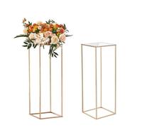 Support Fleur Mariage - VEVOR - 2PCS Support Fleurs Mariage Centre Table Mariage Stratifié Acrylique 80cm