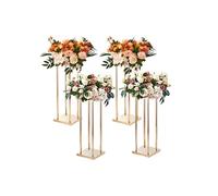 Support Fleurs Mariage Centre Table Métal Decor Noces Evénement 80cm 4PCS