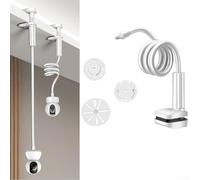 Support flexible en métal rotatif à 360° pour caméra HelloBaby/Infant Optics/Nanit Pro/Anmeate/Owlet, 50 cm/80 cm/110 cm (0,5 m)