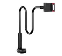 Support flexible jixopn pour table ou lit, fixation universelle, pince à col de cygne pour webcam, support pour téléphone portable et GoPro.