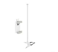 Support flexible pour moniteur bébé TP-Link pour tapo C200 C210 C220 - Support réglable en col de cygne avec pince robuste pour lit de bébé, étagère de bureau, blanc, 40 cm