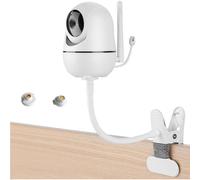 Support Flexible pour Moniteur pour bébé Compatible avec Le Moniteur pour bébé HelloBaby HB65/HB6550/HB6558/HB66/HB248,ANMEATE SM935E/SM650,Support à Clip pour babyphone, Aucun Outil requis