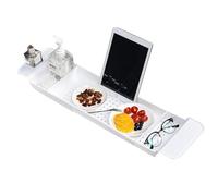 Support Fonctionnel pour la - 55-78 cm Réglable | Organisateur rétractable PP | Bagnos Bagnos Shampoing Sponge de shampooing | Drainant Plateau Plateau Multiusage Bagnno