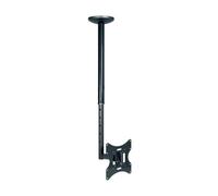 Support Fonestar pour TV de 10' à 30' Plafond, norme VESA 75/100/200, noir, supporte jusqu'à 30 kg.