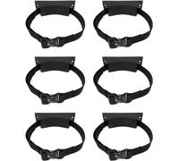 Support for bouteilles de propane/réservoir d'oxygène avec sangle de fixation, support for bouteilles médicales for laboratoire(Black,6 pack)