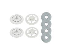 Support For Lingette De Nettoyage, Module De Lavage Compatible Avec Les Aspirateurs Robots Ecovacs X2/X2E/X2 Pro, Accessoire Avec Direction Flexible(Bracket and Mop cloth 8pcs)