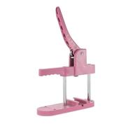 Support for machine à badges (sans pièce de rechange) for la fabrication, épingles et autres articles artisanaux (compatible avec le modèle DC108)(Pink)