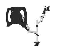 Support for Moniteur LCD, Double écran supérieur et inférieur Gauche Droit for Ordinateur Portable, Ressort à gaz GM124U-D
