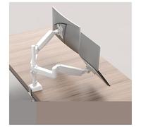 Support for Ordinateur Portable, Moniteur d'ordinateur Suspendu, Bras mécanique, Levage, Support Rotatif, Double écran, Un for Deux(Whit)