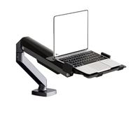 Support for Ordinateur Portable X1, Plateau à Bras robotique, sans poinçon, for Moniteur d'ordinateur, Levage et Cadre de Support Vertical Suspendu(S1 Gray)