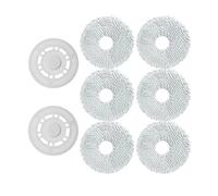 Support for serpillière, compatible avec Dreame, L10s Ultra / S10 / S10 Pro / X10, compatible avec Xiaomi Mijia, aspirateur robot tout-en-un OMNI B101CN(Bracketxx2 clothx6)