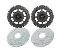 Support For Serpillière, Compatible Avec Les Aspirateurs Dreame X50 Ultra/X50 Ultra Complete/X50s Pro Ultra/L50 Pro Ultra/L40s Ultra/L40s Pro Ultra(2x Mop Holder+2x Mop Cloths)