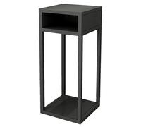 Support for terrarium à reptiles, support métallique for aquarium, rangement organisé, grande capacité, aucun assemblage requis(Black,40x30cm/15.7x11.8in)