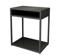 Support for terrarium à reptiles, support métallique for aquarium, rangement organisé, grande capacité, aucun assemblage requis(Black,60x30cm/23.6x11.8in)