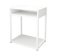 Support for terrarium à reptiles, support métallique for aquarium, rangement organisé, grande capacité, aucun assemblage requis(White,50x30cm/19.7x11.8in)