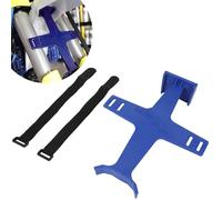 Support Fourche Avant Moto,Bloque Fourche Transport Moto,Support Suspension Protection Fourche pour Motocross Supermoto Enduro Pit Bike-Bleu