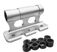 Support Fourche Vélo Aluminium 110mm Pour Transport Toit | Alliage 6061 , design léger 180g, installation pour rapide, compatible toit de pour voiture, transport sécurisé(Silver)