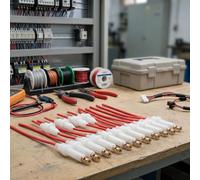 Support Fusible Inline 6x30mm Connecteur Rapide Support Fusible(5x20mm) | Verre transparent AGC, câble 20AWG souple, connexion rapide, pour idéal pour circuits 5x20mm, couleur blanche
