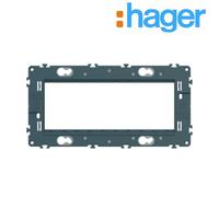 Support Gallery 5 modules entraxe 71mm - HAGER WXA455
