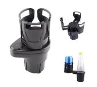 Support Gobelet pour Voiture pour Skoda Karoq NU7 I 2017-2024, Support de Boisson Voiture Multifonction,Porte-gobelet Réglable et Élargi