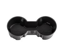 Support Gobelet Voiture pour Ford pour Ranger 2024 | Tapis Rangement Support Tampon Protection Panneau Antidérapant Tasse D'eau Contrôle Central(Black b)