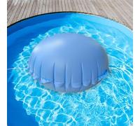 Support gonflable rond pour piscines moyennes, conçu pour garder les couvertures en sécurité pendant les conditions hivernales difficiles (B)