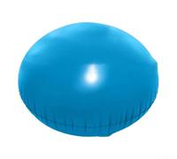 Support gonflable rond pour piscines moyennes, conçu pour garder les couvertures en sécurité pendant les conditions hivernales difficiles (A)