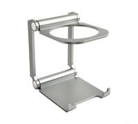 Support goutte à café pliable en acier inoxydable pour filtre à café réglable en hauteur accessoire de brassage à la main pour voyage, camping, maison, argent, 11 x 8 x 9,5 cm, 1 lot (B)