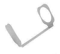 Support goutte à café pour la construction brassée à la main - Filtre en fer de 8 cm de diamètre compatible avec supports Wave Kalita Brewers V60 - Léger - 316 g (argent)