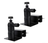 Support Gouttière Panneau Étanche pour aluminium Support Gouttière(2 Black) | Design étanche, alliage pour aluminium, résistant pluie et pour soleil, durée de vie prolongée, usage extérieur