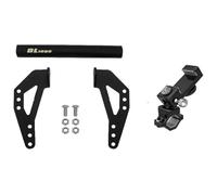Support GPS Moto pour Suzuki pour V Strom pour DL 1000 2014-2019 Support De Navigation pour Moto Téléphone Portable GPS(Black a 1set)