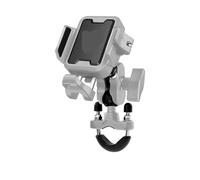 Support GPS Moto Support De Téléphone Amortisseur Chocs pour Moto Chargeur Type C Antivol Réglable Navigation À Dégagement Rapide(Uncharged - gray2)