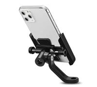 Support GPS moto Support Guidon Pour Téléphone Portable Et GPS Pour Rebel 125 Pour 300 Pour 500 Pour 1100 Pour CMX Pour Rebel 300 Pour Rebel 500 Support téléphone(BlackB)