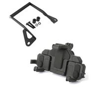 Support GPS pour Téléphone De Moto pour Moto pour Guzzi V85 TT 2019-2020 Kit Fixation pour Smartphone avec Rallonge GPS Navigation Titulaire(Noir 1)