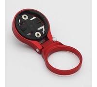 Support GPS pour vélo compatible avec les modèles Garmin Edge, robuste et fiable, s'adapte parfaitement aux tiges standard (rouge)