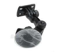 Support GPS pour Voiture avec Ventouse, Support de Moniteur de Voiture Réglable en ABS pour Écran Dashcam 4,3-5 Pouces, Fixation Universelle Pare-Brise Noir