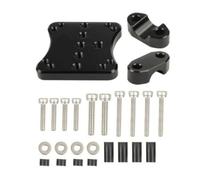 Support GPS Support de Guidon Support de Navigation Support de Fixation en Alliage d'Aluminium Système avec Douilles d'Écartement et Rondelles Montage Propre 12 Mm Adapté aux Longues Routes Tourisme